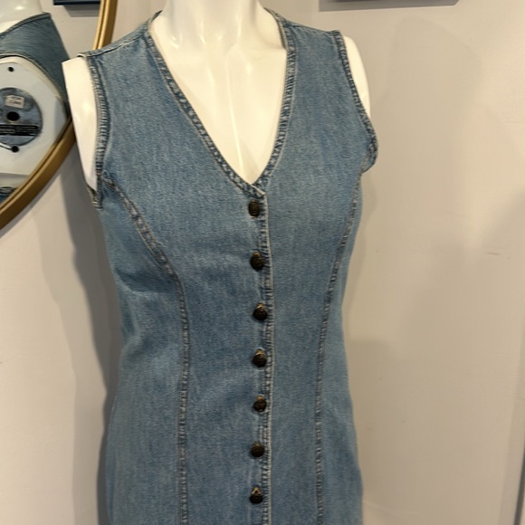 Vintage Santa Barbara Clothing Co Jean Dress - Picture 2 of 4